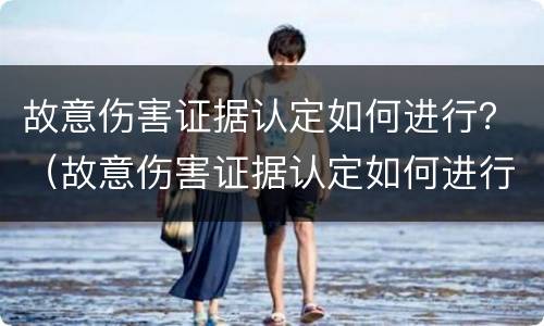 故意伤害证据认定如何进行？（故意伤害证据认定如何进行的）