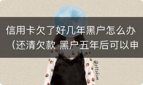 信用卡欠了好几年黑户怎么办（还清欠款 黑户五年后可以申请信用卡吗）