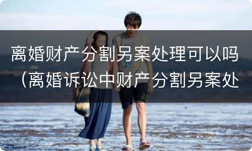 离婚财产分割另案处理可以吗（离婚诉讼中财产分割另案处理的规定）