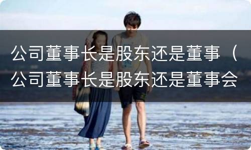 公司董事长是股东还是董事（公司董事长是股东还是董事会成员）