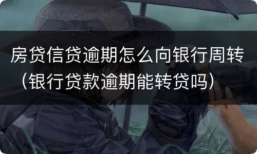 房贷信贷逾期怎么向银行周转（银行贷款逾期能转贷吗）