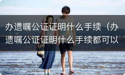 办遗嘱公证证明什么手续（办遗嘱公证证明什么手续都可以吗）