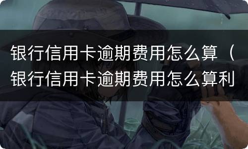 银行信用卡逾期费用怎么算（银行信用卡逾期费用怎么算利息）