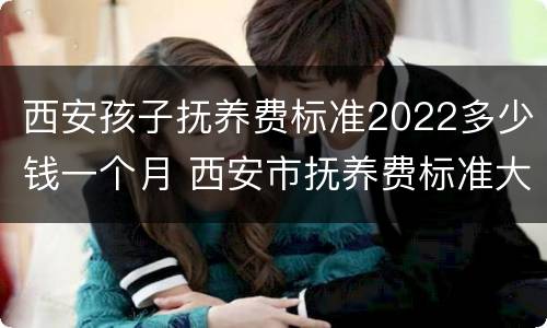 西安孩子抚养费标准2022多少钱一个月 西安市抚养费标准大概多少