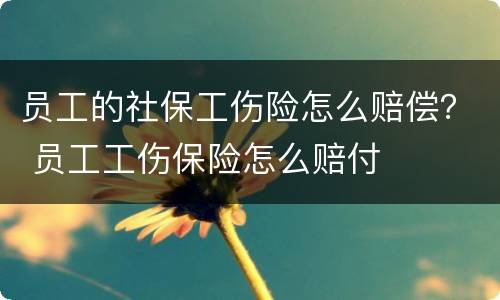 员工的社保工伤险怎么赔偿？ 员工工伤保险怎么赔付