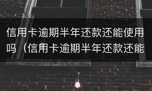 信用卡逾期半年还款还能使用吗（信用卡逾期半年还款还能使用吗）