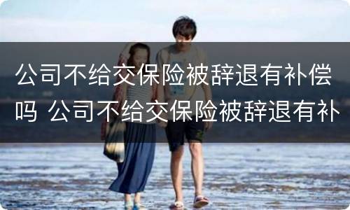 公司不给交保险被辞退有补偿吗 公司不给交保险被辞退有补偿吗合法吗