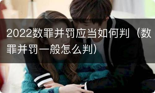 2022数罪并罚应当如何判（数罪并罚一般怎么判）