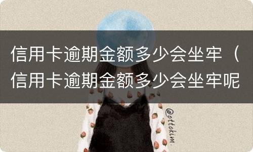 信用卡逾期金额多少会坐牢（信用卡逾期金额多少会坐牢呢）