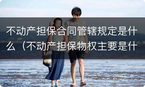 不动产担保合同管辖规定是什么（不动产担保物权主要是什么权）