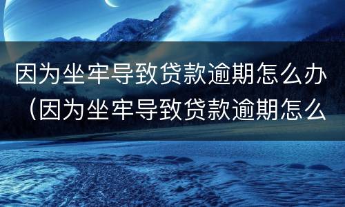 因为坐牢导致贷款逾期怎么办（因为坐牢导致贷款逾期怎么办啊）