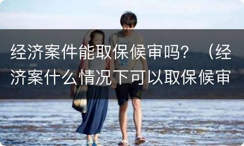 经济案件能取保候审吗？（经济案什么情况下可以取保候审）