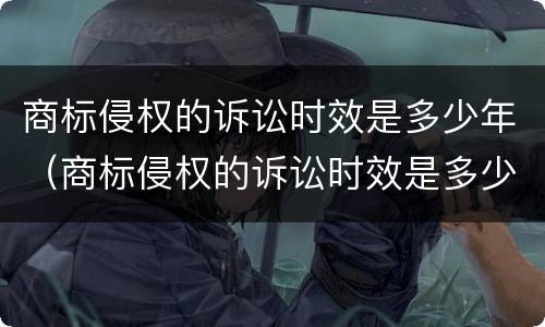 商标侵权的诉讼时效是多少年（商标侵权的诉讼时效是多少年内）