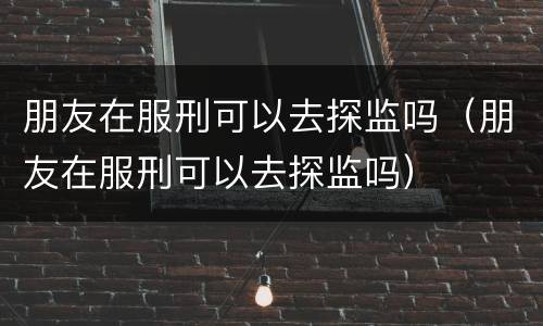朋友在服刑可以去探监吗（朋友在服刑可以去探监吗）