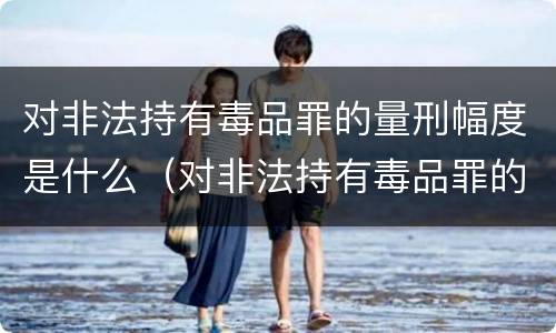 对非法持有毒品罪的量刑幅度是什么（对非法持有毒品罪的量刑幅度是什么标准）