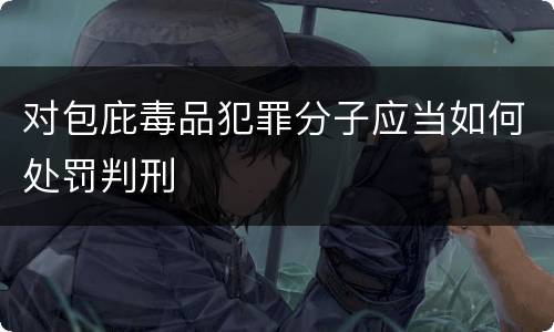 对包庇毒品犯罪分子应当如何处罚判刑