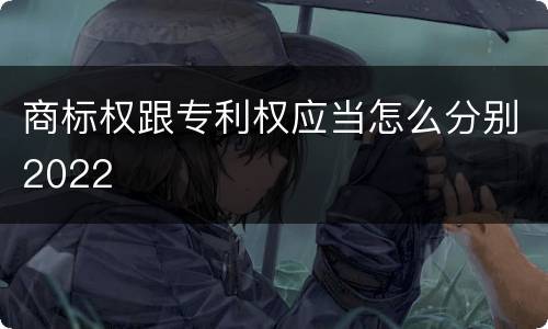 商标权跟专利权应当怎么分别2022