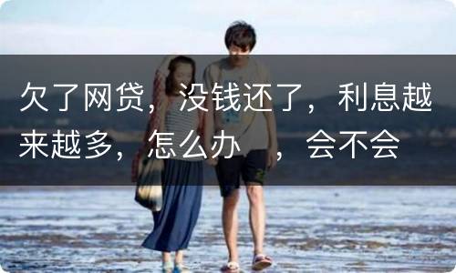 欠了网贷，没钱还了，利息越来越多，怎么办
，会不会被起