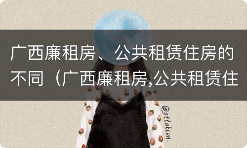 广西廉租房、公共租赁住房的不同（广西廉租房,公共租赁住房的不同之处）