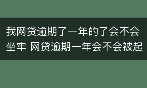 我网贷逾期了一年的了会不会坐牢 网贷逾期一年会不会被起诉