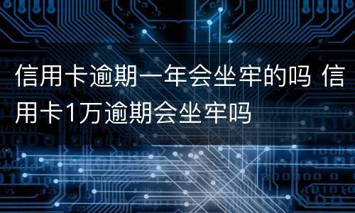 信用卡逾期一年会坐牢的吗 信用卡1万逾期会坐牢吗