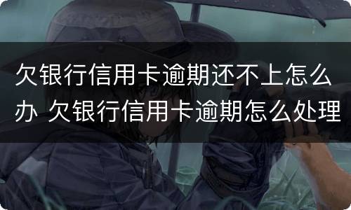 欠银行信用卡逾期还不上怎么办 欠银行信用卡逾期怎么处理